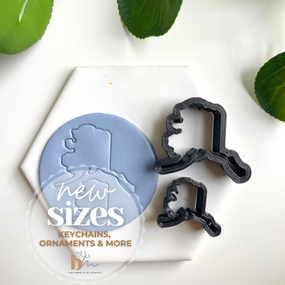 Alaska | State Silhouettes | Polymer Clay Cutter