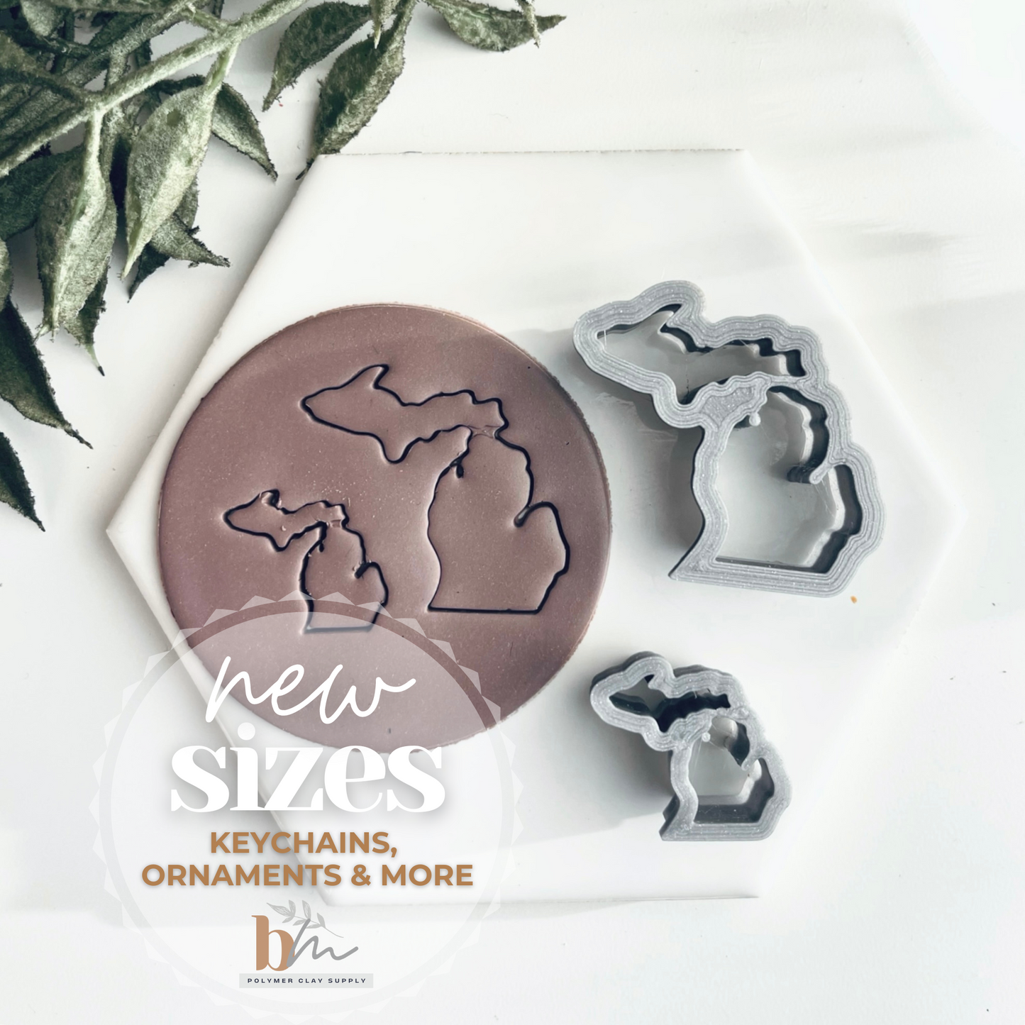 Michigan | State Silhouettes | Polymer Clay Cutter