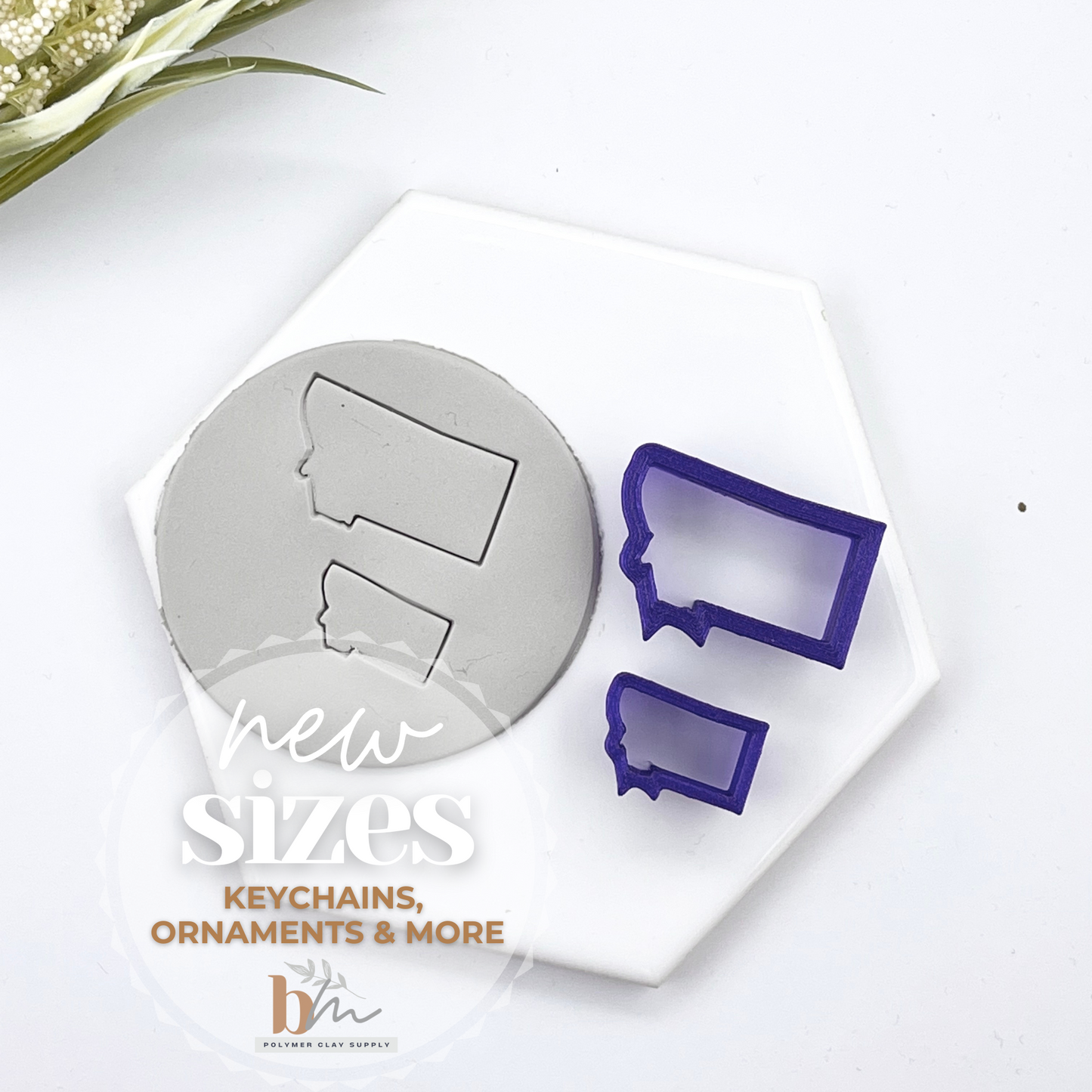 Montana | State Silhouettes | Polymer Clay Cutter