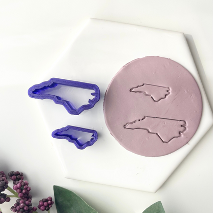 North Carolina | State Silhouettes | Polymer Clay Cutter