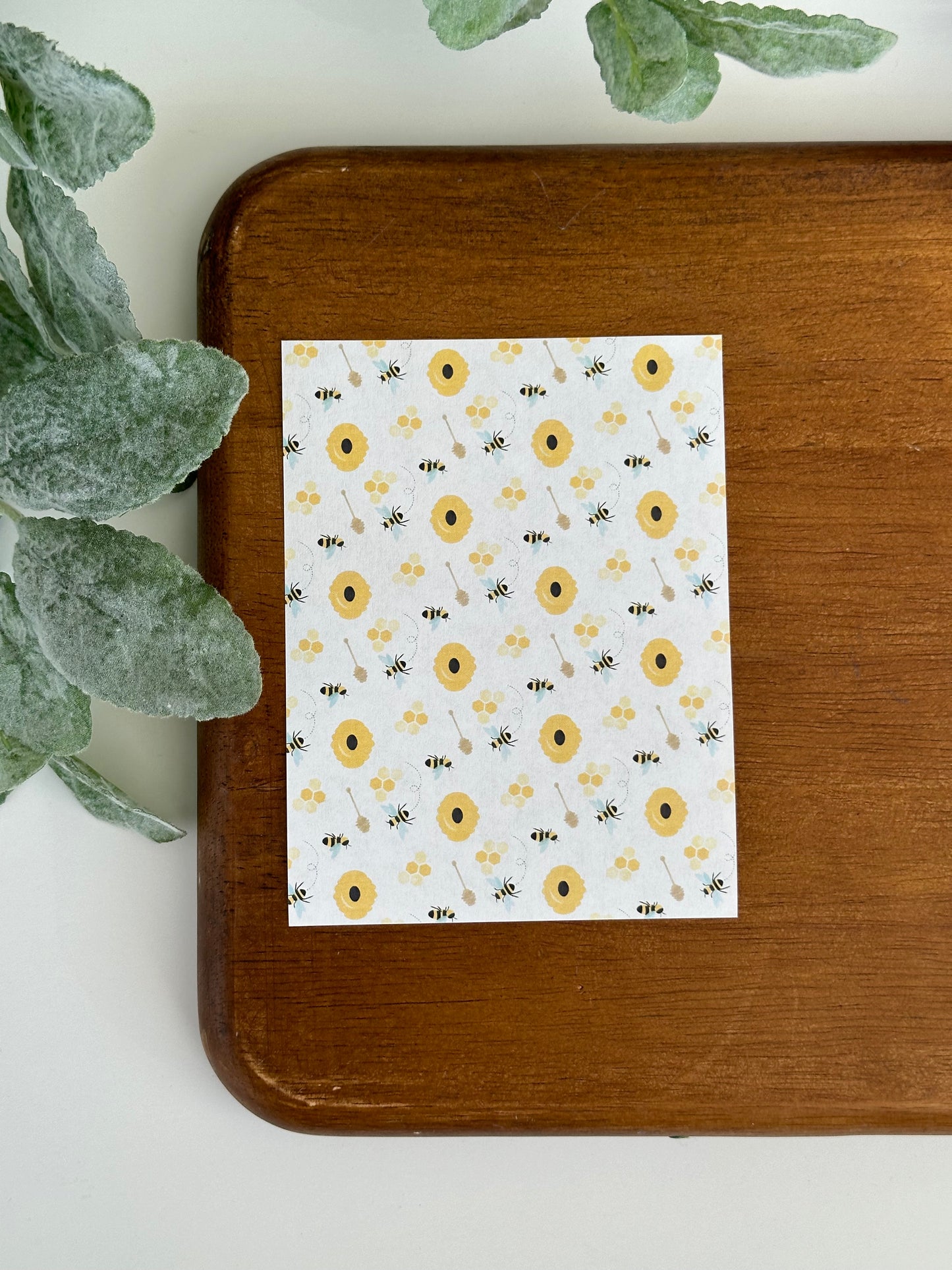 Bees and Flowers | BE03 | Image Transfer Paper