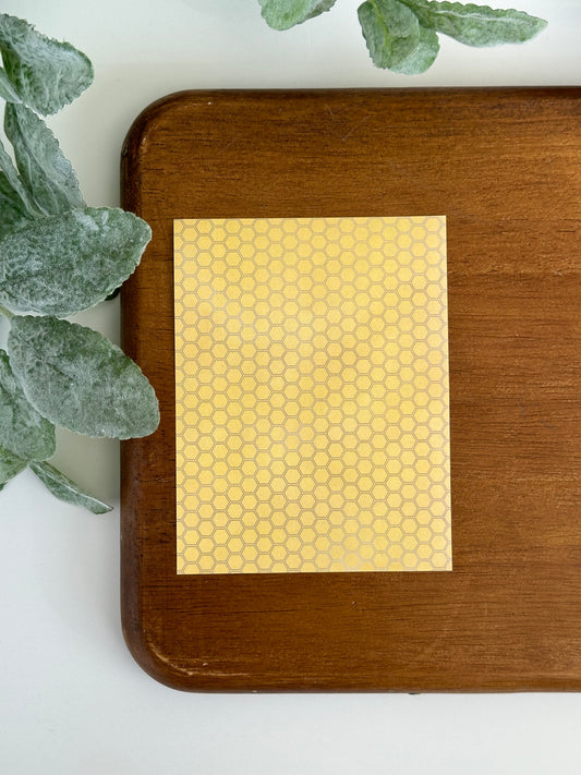 Yellow Honeycomb | BE05 | Image Transfer Paper