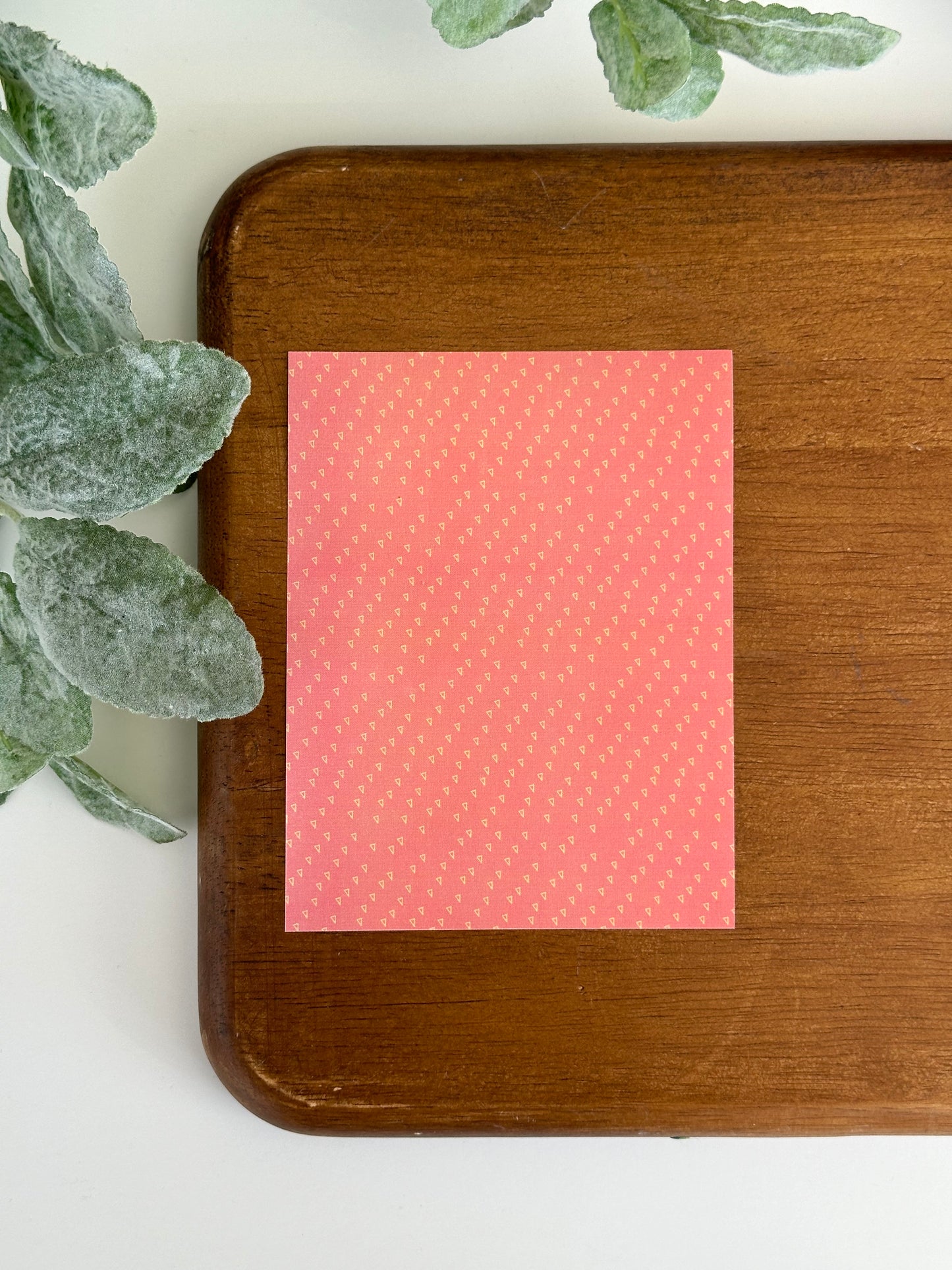 Salmon Mini Triangles | CL04 | Image Transfer Paper