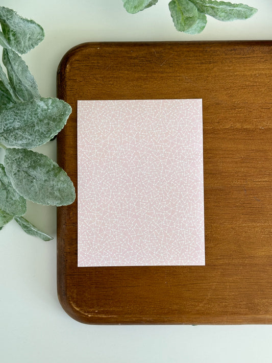 Blush Mini Triangles | CL07 | Image Transfer Paper