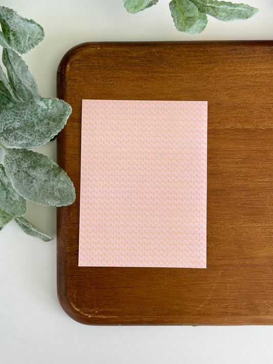 Peach Mini Triangles | CL11 | Image Transfer Paper