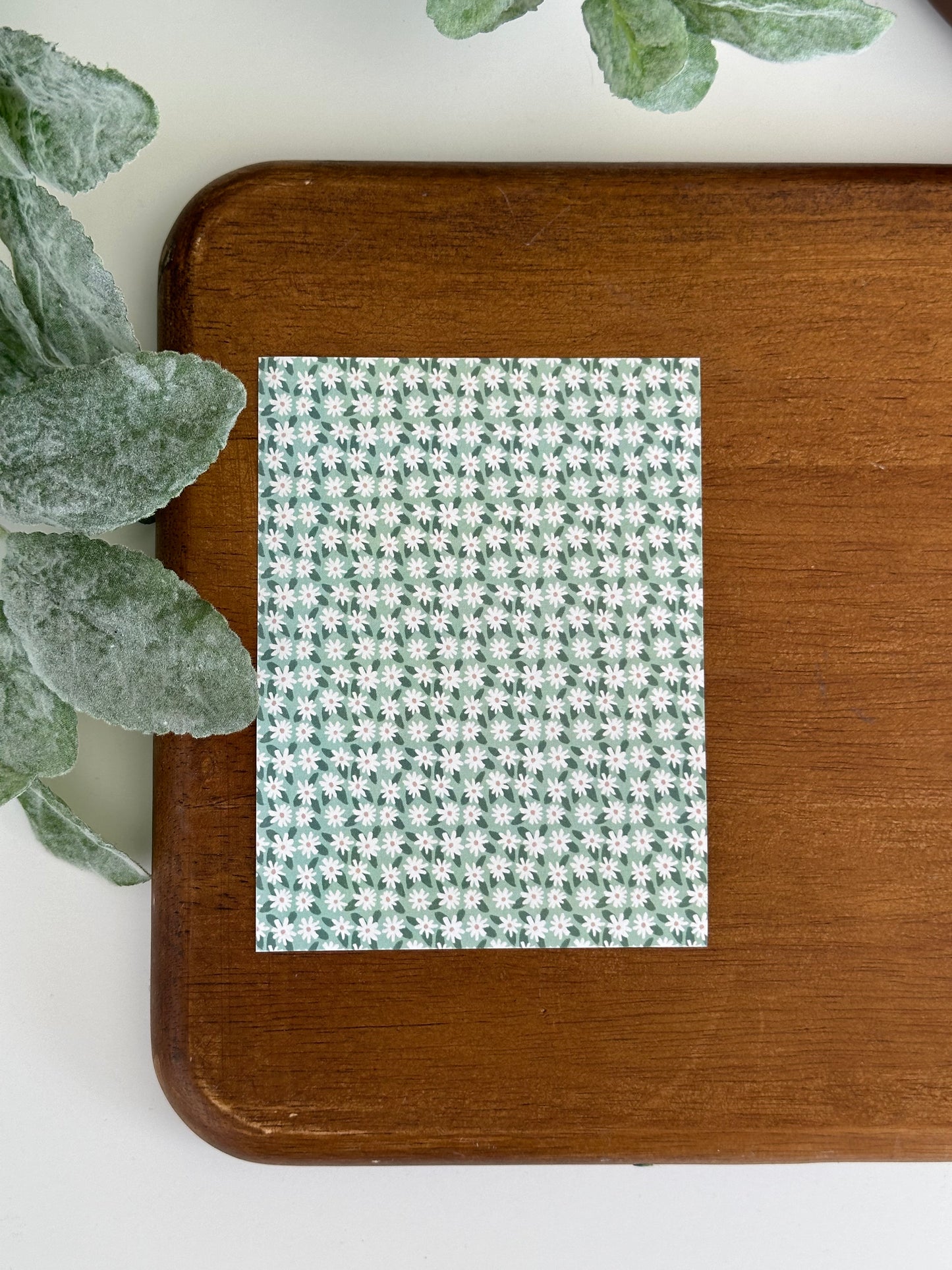 Sage & White Garden | GN39 | Image Transfer Paper