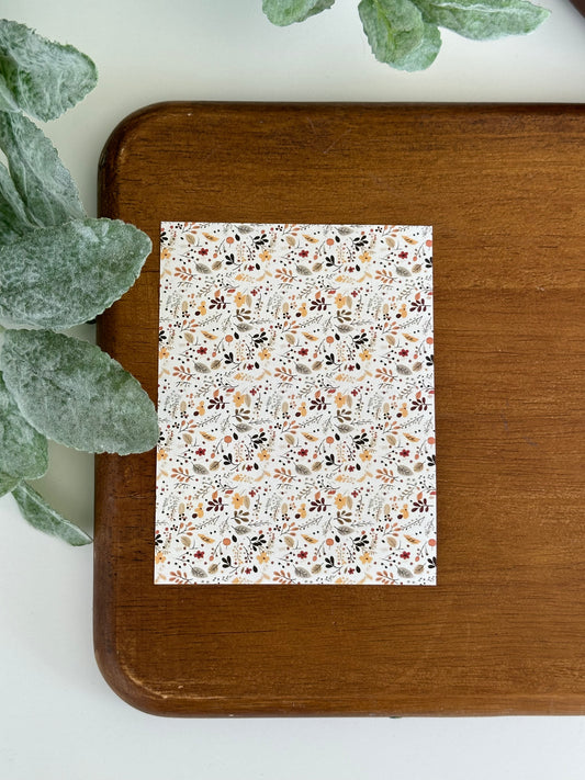 Earthy Tone Flower Garden | GN42 | Image Transfer Paper