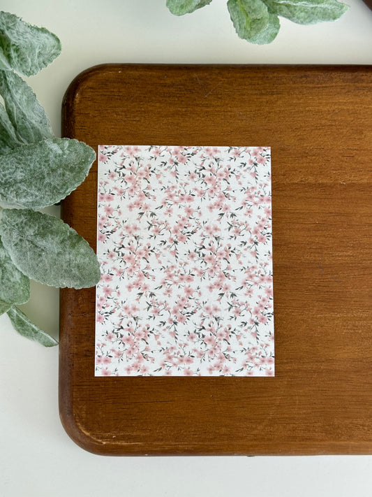 Pink and Brown Garden | GN52 | Image Transfer Paper