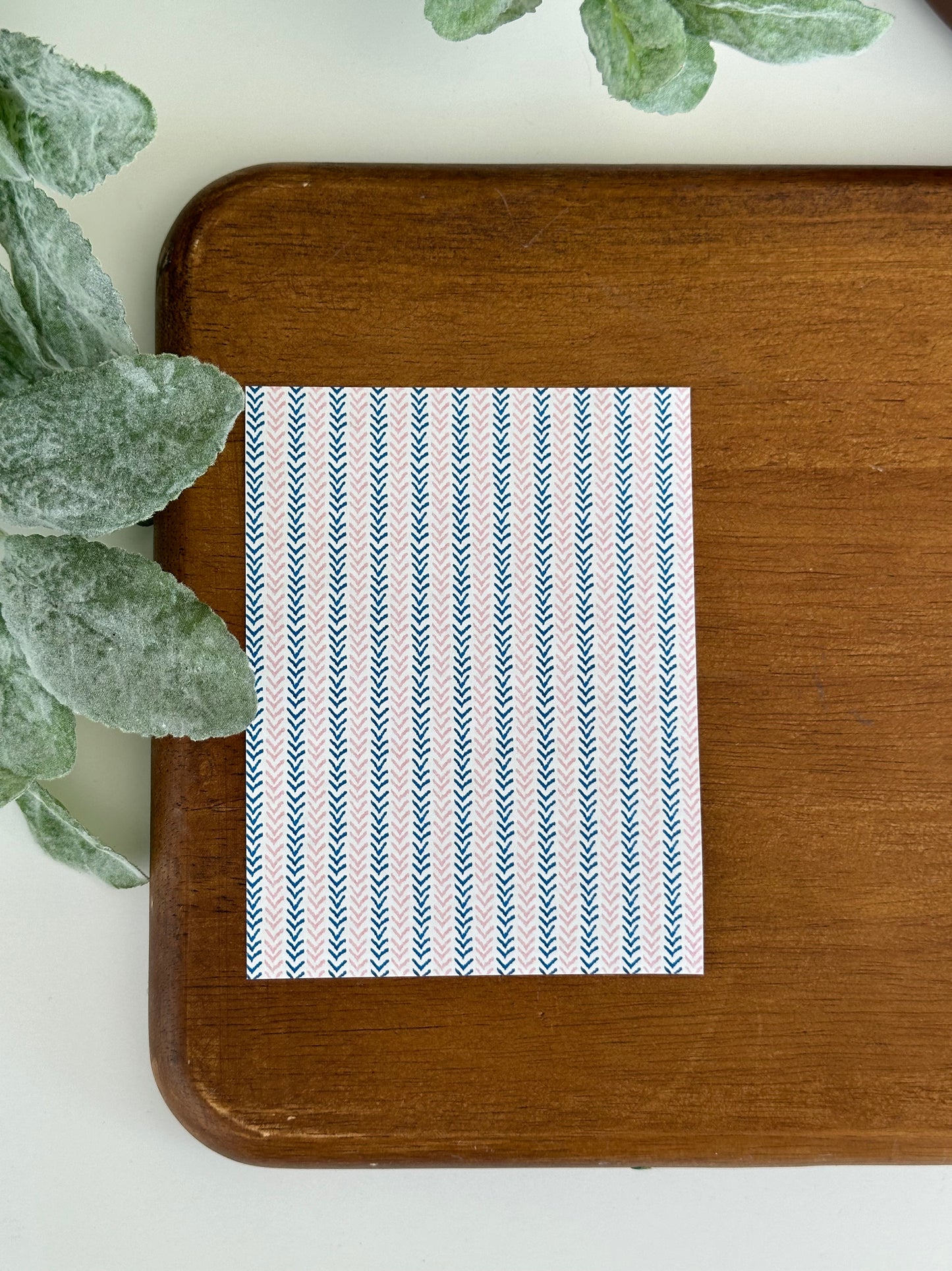 Pink and Blue Chevron Stripes | PB02 | Image Transfer Paper