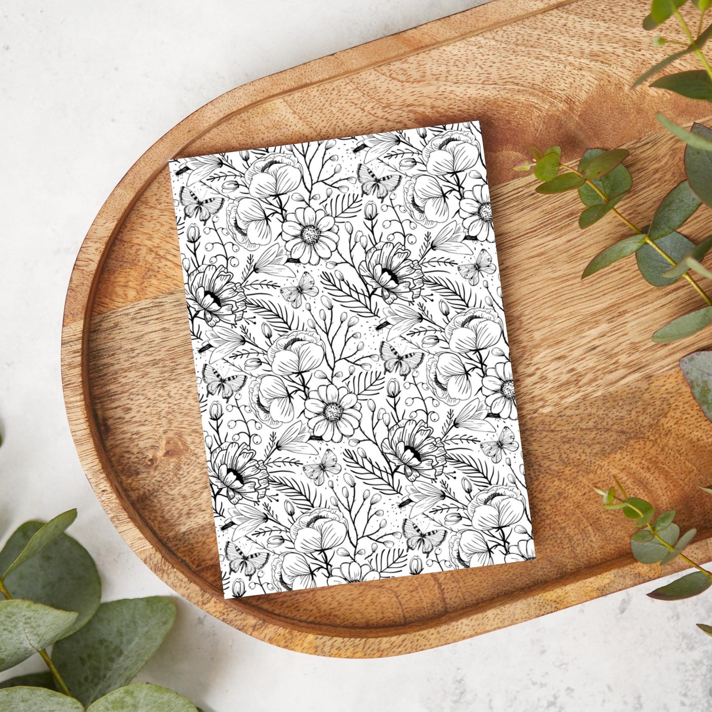 Black and White Butterfly Garden | MC15 | Image Transfer Paper