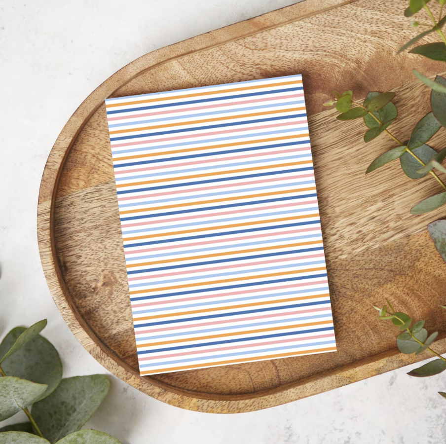 Colorful Retro Stripes | ML12 | Image Transfer Paper