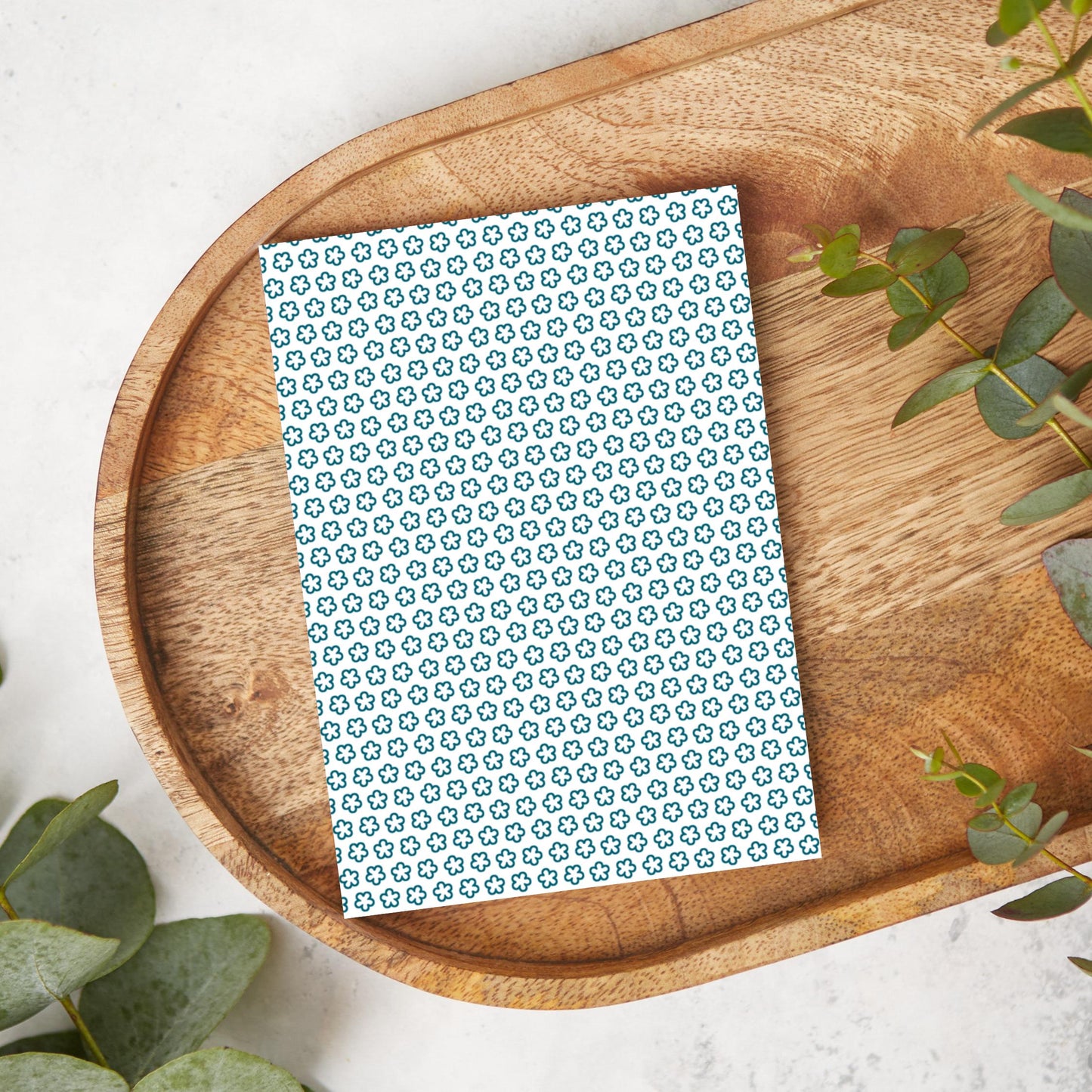 Teal Micro Daisies | ML17 | Image Transfer Paper