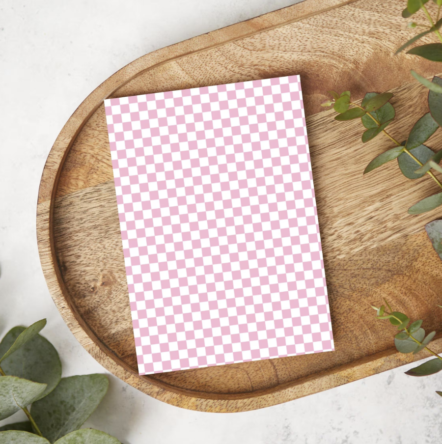 Light Pink Checkerboard | ML21 | Image Transfer Paper