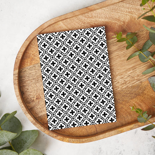 Black and White Moroccan Tile A | MR09 | Image Transfer Paper