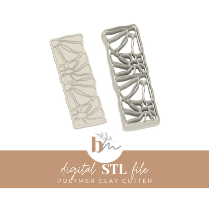 Matisse Flowers Bookmark | Digital STL File | Polymer Clay Tools & Cutters