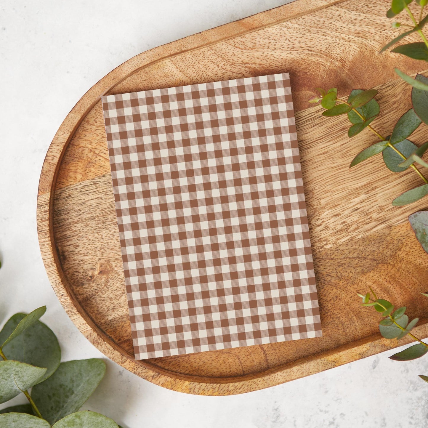 Brown Gingham | PL06 | Image Transfer Paper