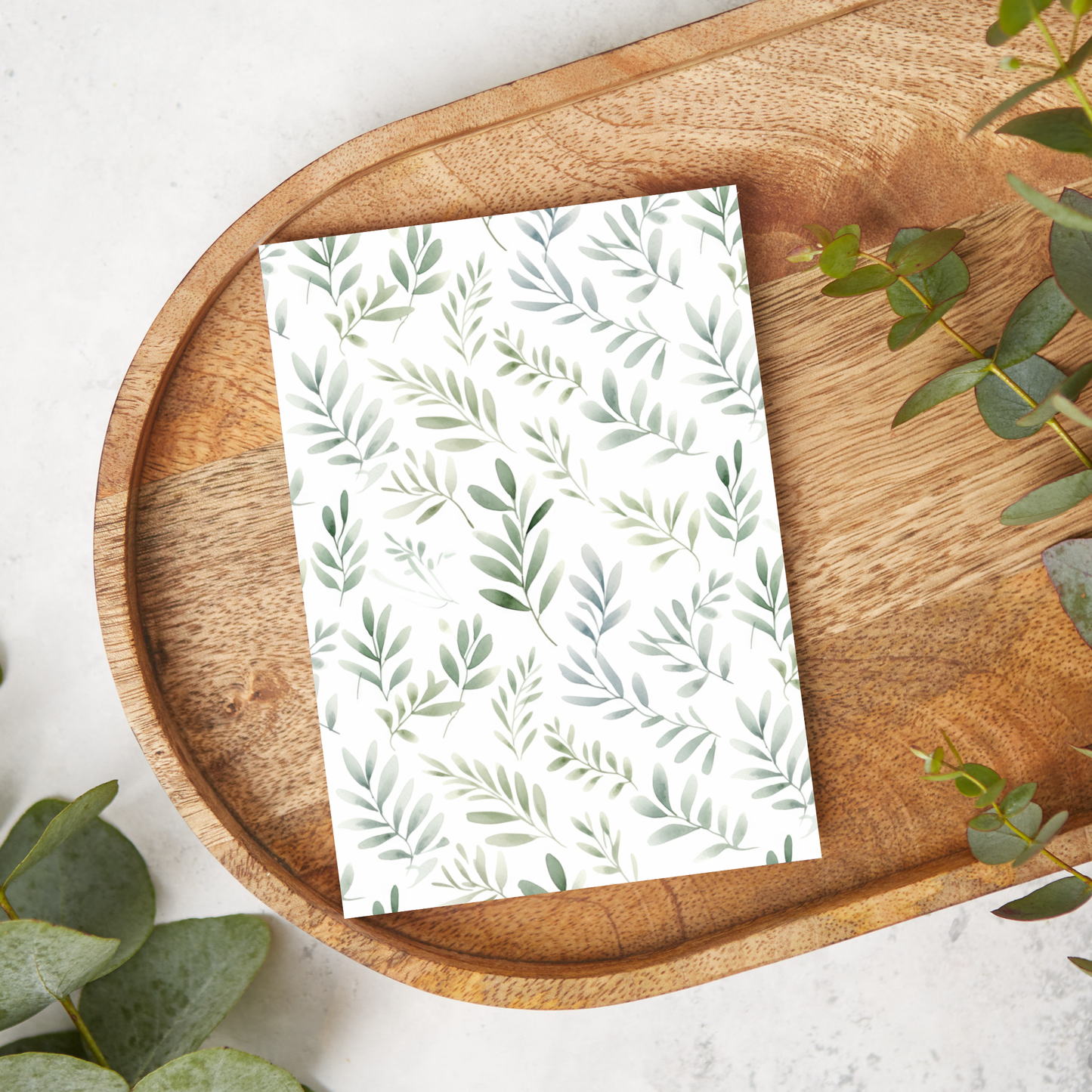 Watercolor Leaf Sprays | FB073 | Image Transfer Paper