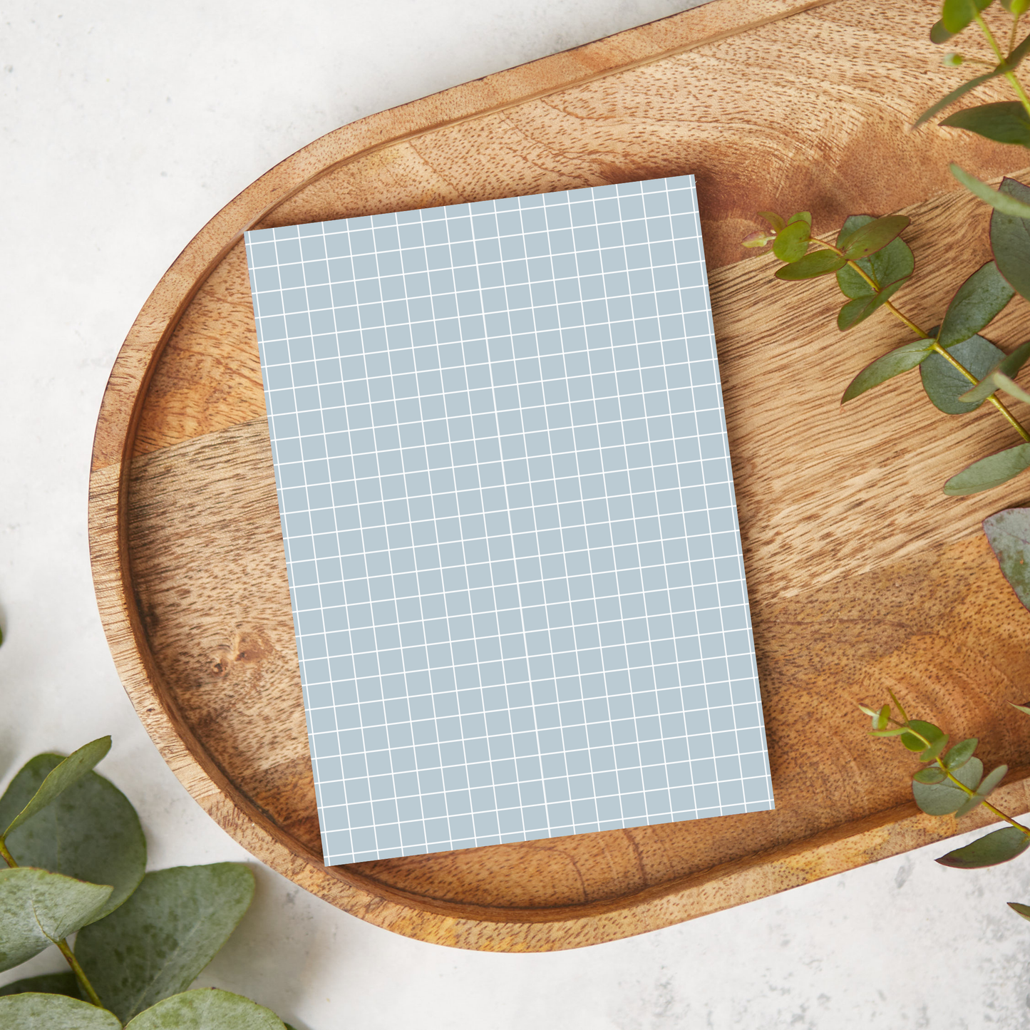 Blue Gray Grid | FB096 | Image Transfer Paper