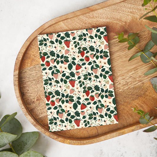 Strawberry Vines and Flowers | JN011 | Image Transfer Paper