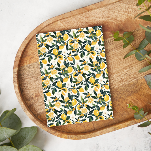 Lemons and Leaves | JN012 | Image Transfer Paper