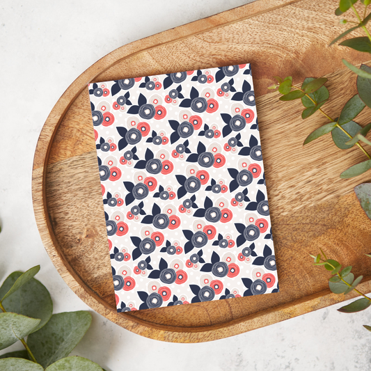 Red & Blue Flowers | BT05 | Image Transfer Paper