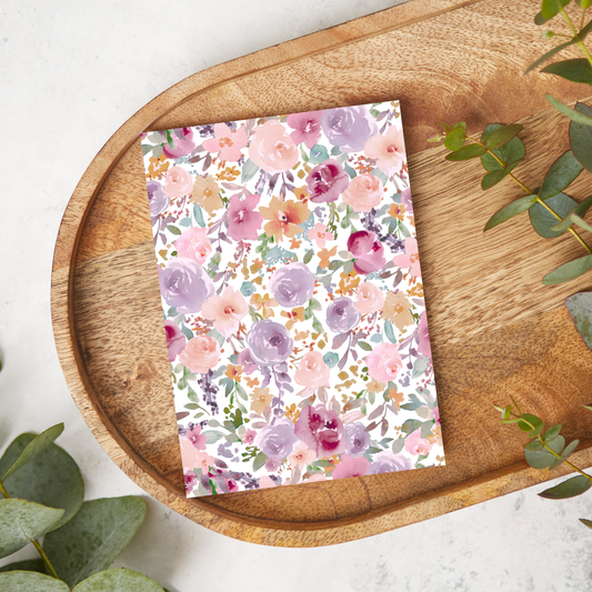 Watercolor Spring Flowers | FL010 | Image Transfer Paper