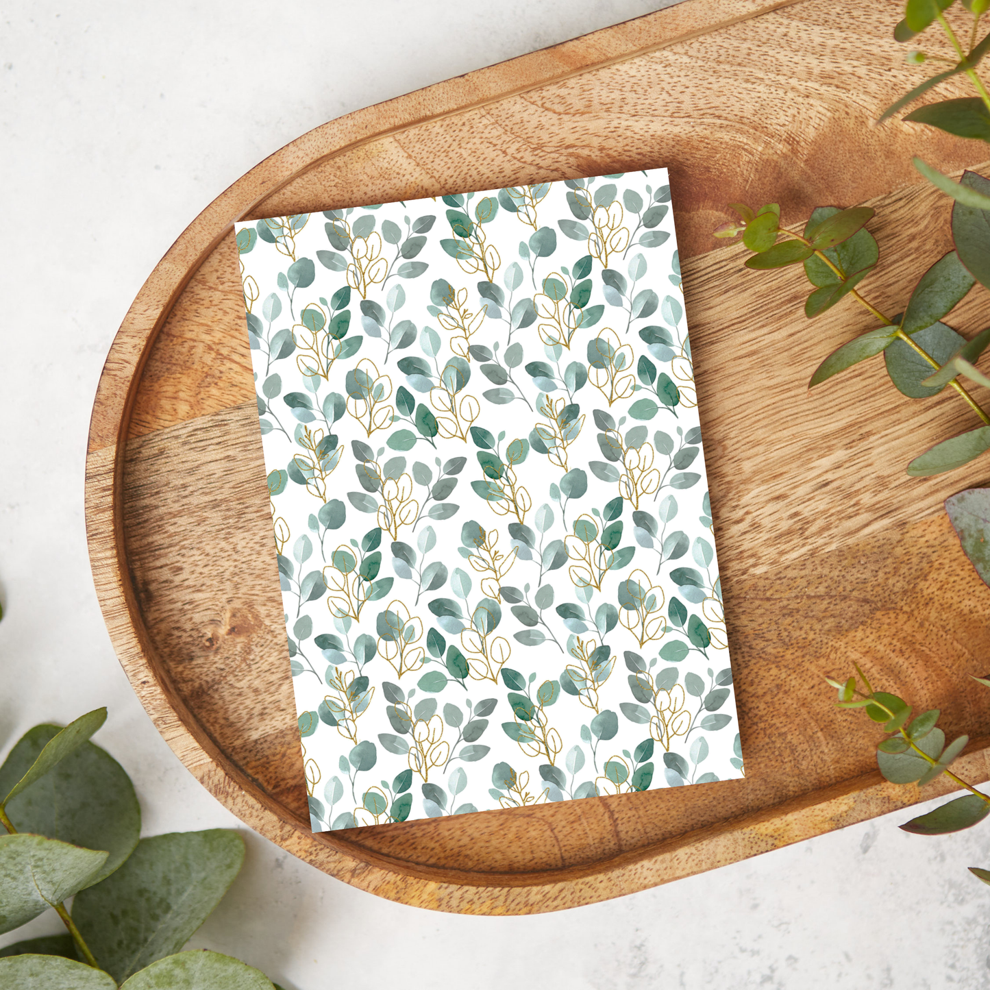 Green Watercolor Leaves | BT13 | Image Transfer Paper