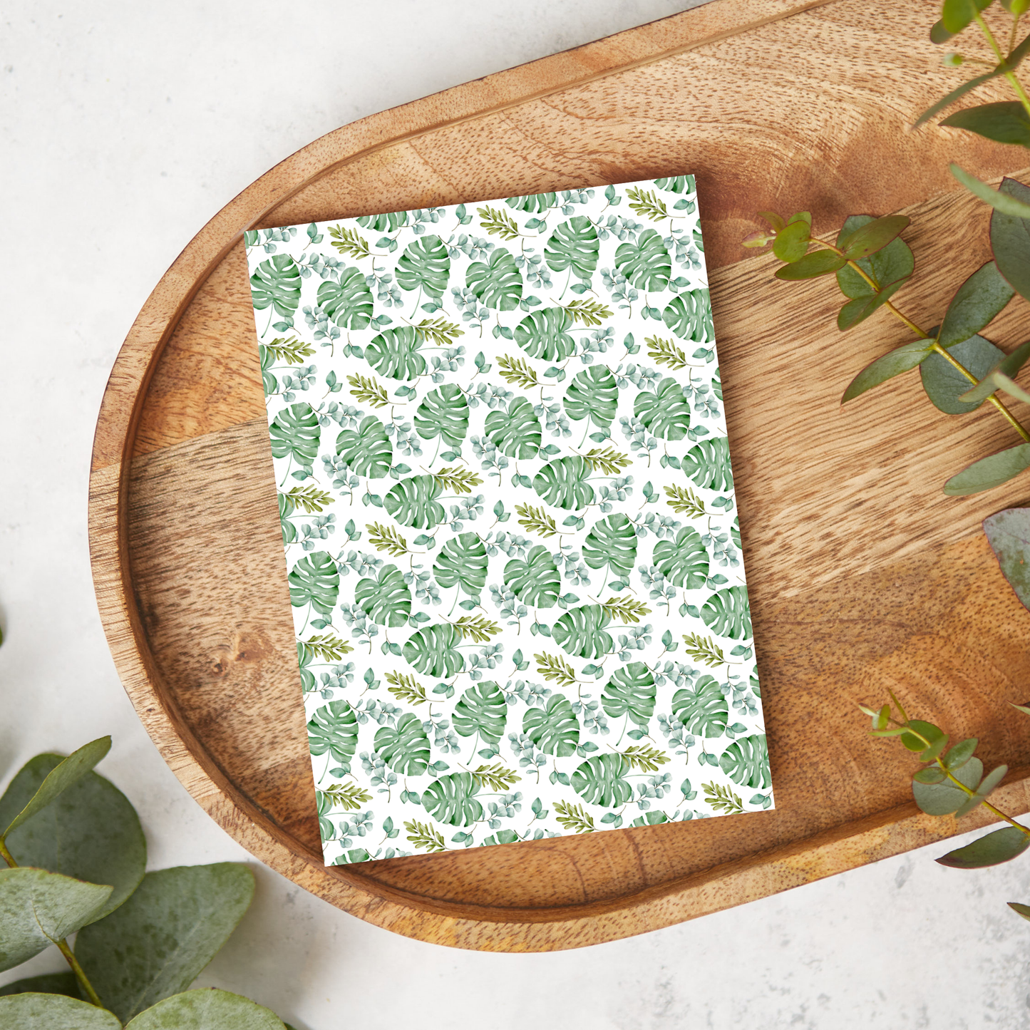 Watercolor Monstera Greenery | BT15 | Image Transfer Paper