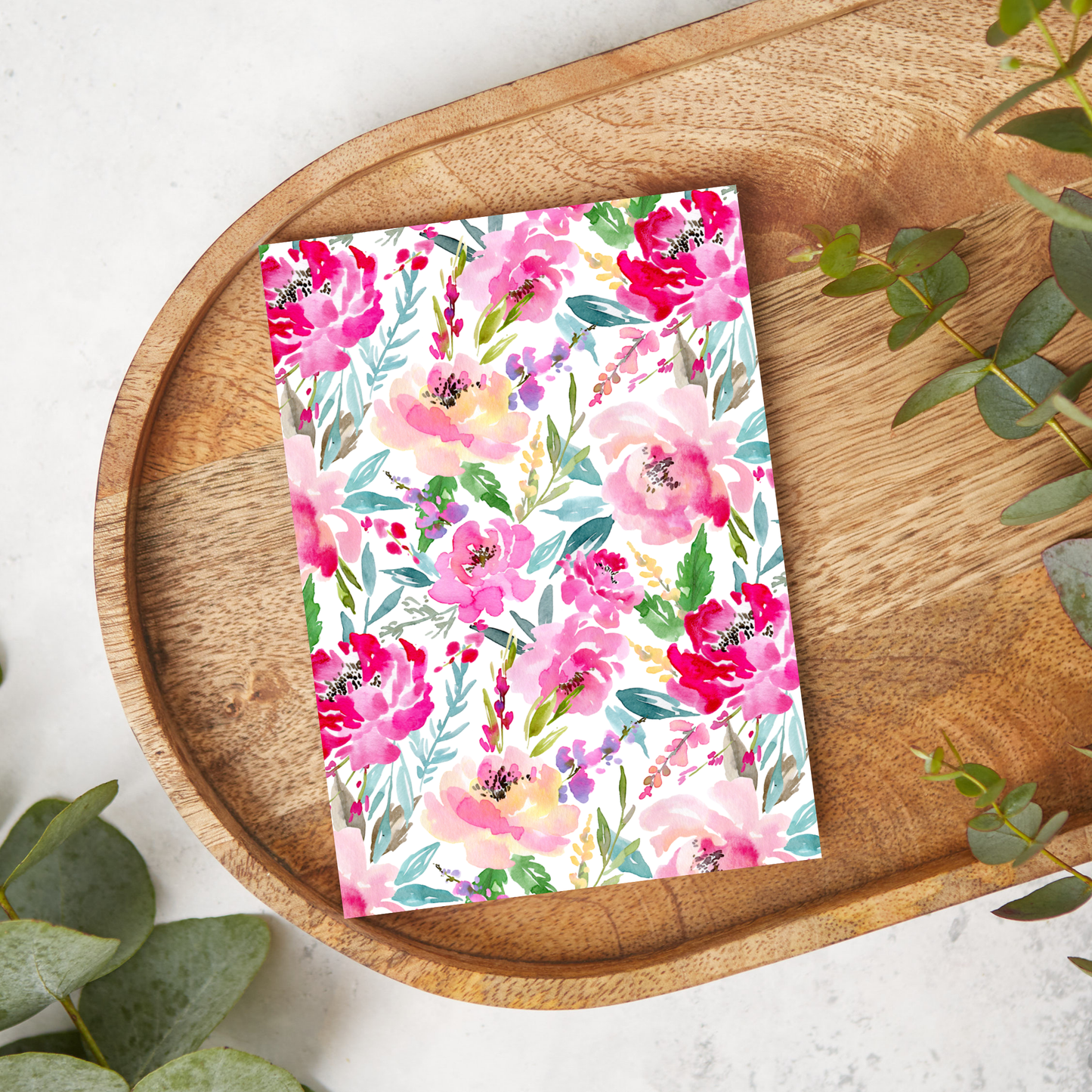 Watercolor Pink Peonies | FL018 | Image Transfer Paper