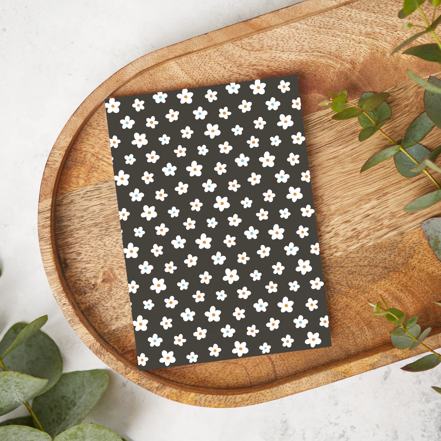 White on Black Flowers | SV23 | Image Transfer Paper