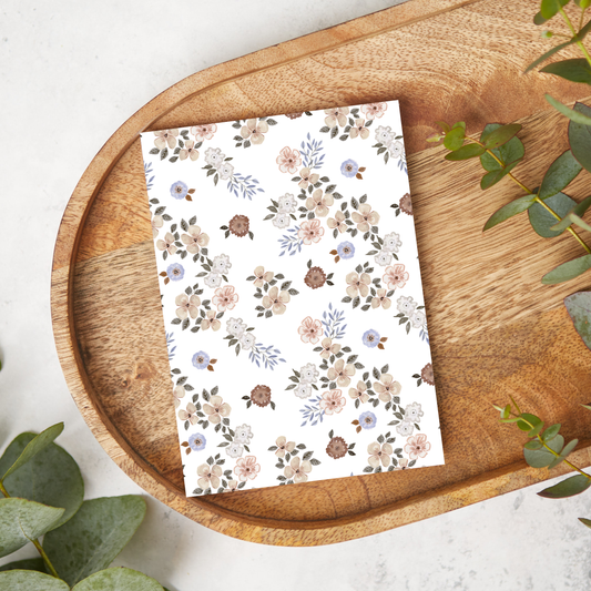 Soft Neutral Florals | FL025 | Image Transfer Paper