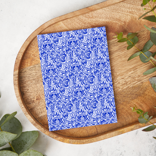 Blue Floral Porcelain China | BC03 | Image Transfer Paper