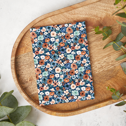 Blue Vintage Florals | CR01 | Image Transfer Paper