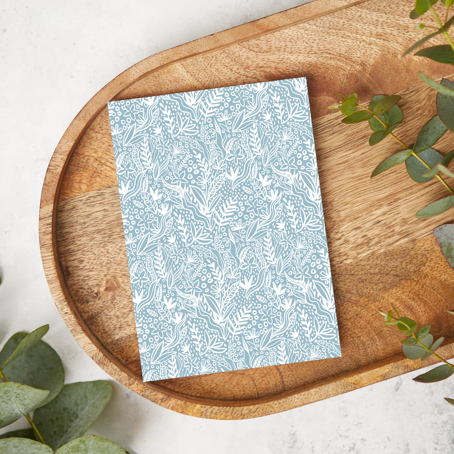 Blue and White Botanicals | SV54 | Image Transfer Paper