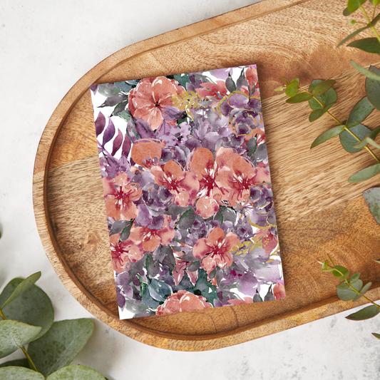 Purple & Mauve Florals | FL056 | Image Transfer Paper