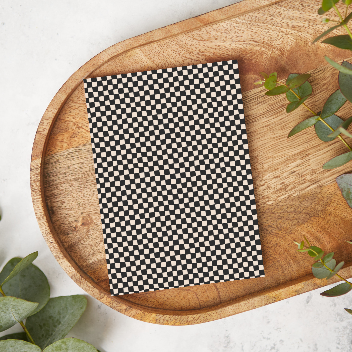 Black and Ivory Checkerboard | BK03 | Image Transfer Paper