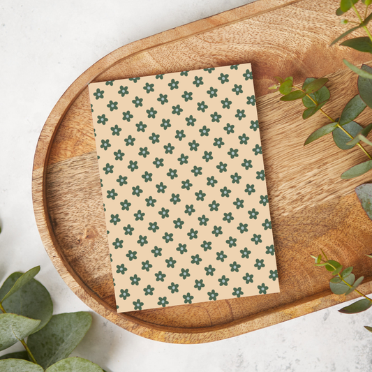 Simple Daises - Desert Sage and Tan | XC006 | Image Transfer Paper