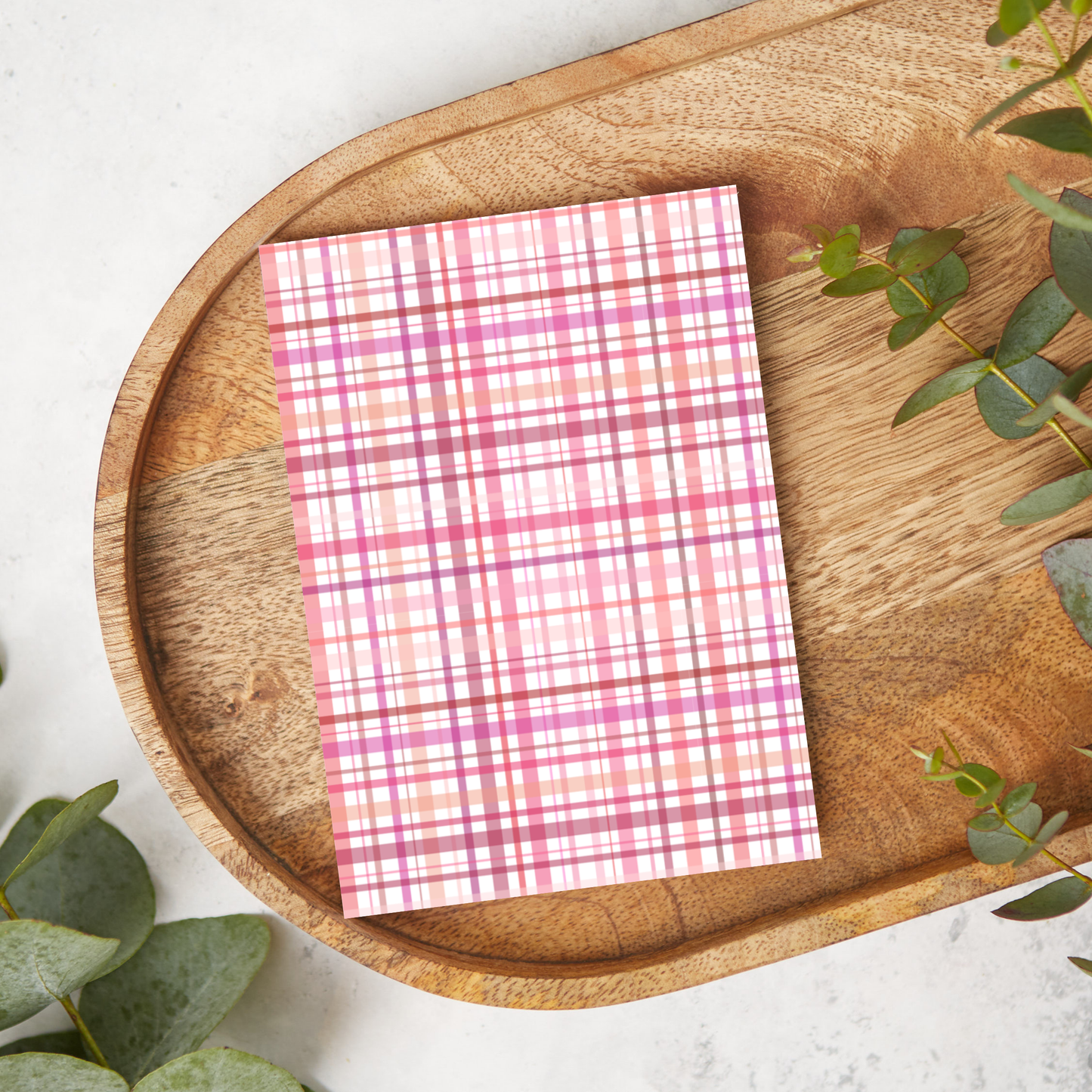 Pink Plaid | XC016 | Image Transfer Paper