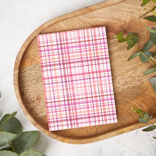 Pink Plaid | XC016 | Image Transfer Paper