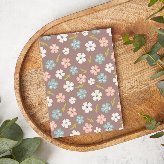 Pink & Blue Flowers | FL003 | Image Transfer Paper