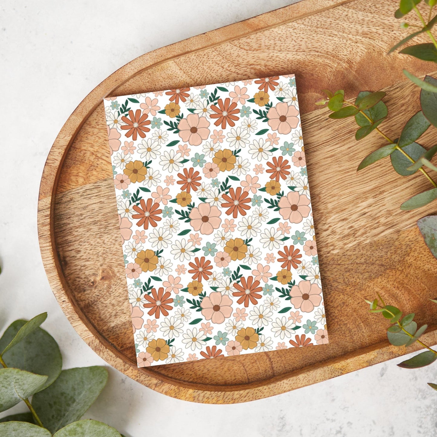 Blush and Orange Flowers | RT05 | Image Transfer Paper