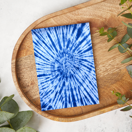 Blue Spiral Tie Dye | TD03 | Image Transfer Paper