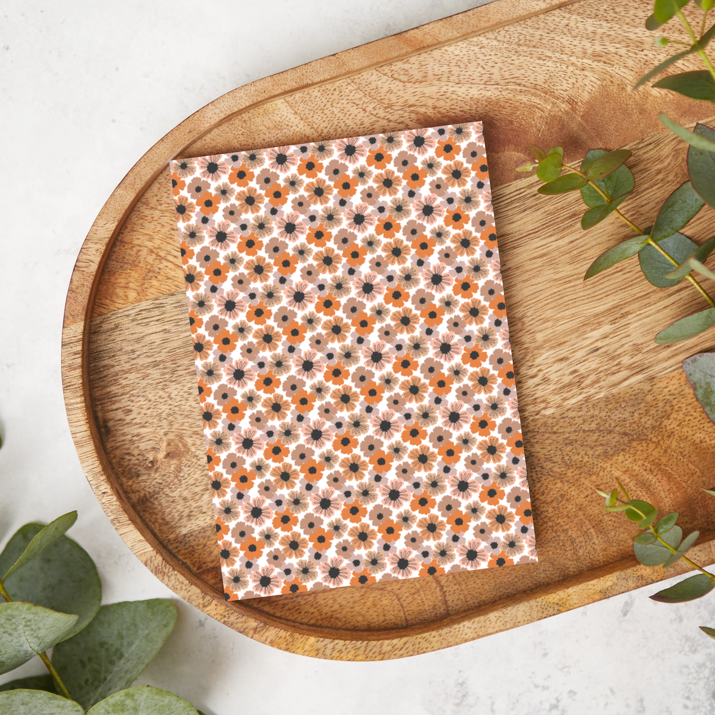 Rust Flowers | WM113 | Image Transfer Paper