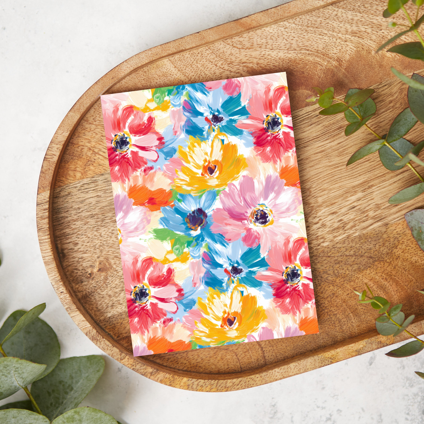 Abstract Watercolor Flowers | WM39 | Image Transfer Paper