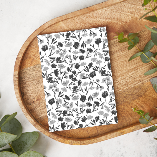 Monochrome Floral A | WN02 | Image Transfer Paper