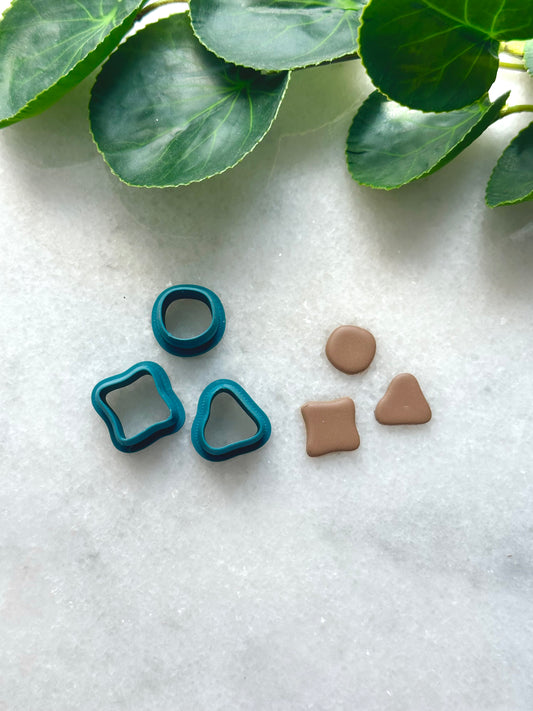 Organic Studs | Polymer Clay Cutter