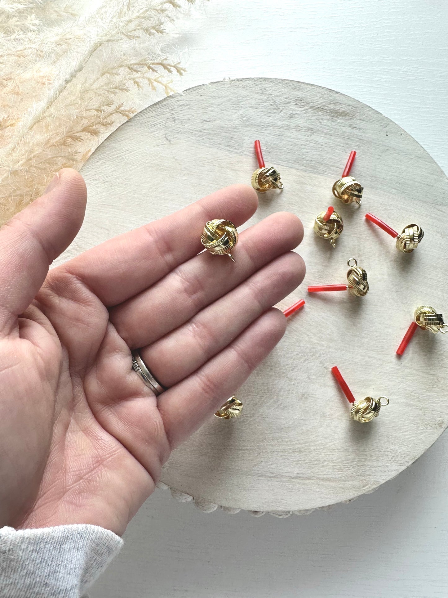 Knot Earring Post (10pc)