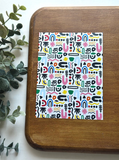 Bold Doodles | AB08 | Image Transfer Paper