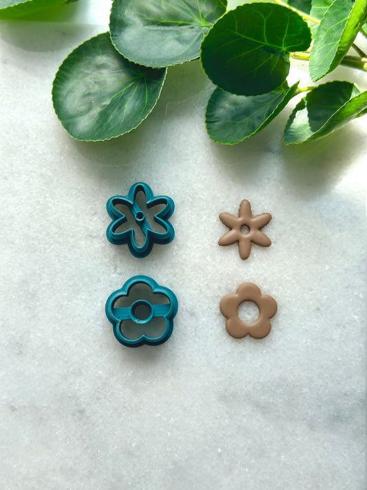 Boho Flowers | Polymer Clay Cutter