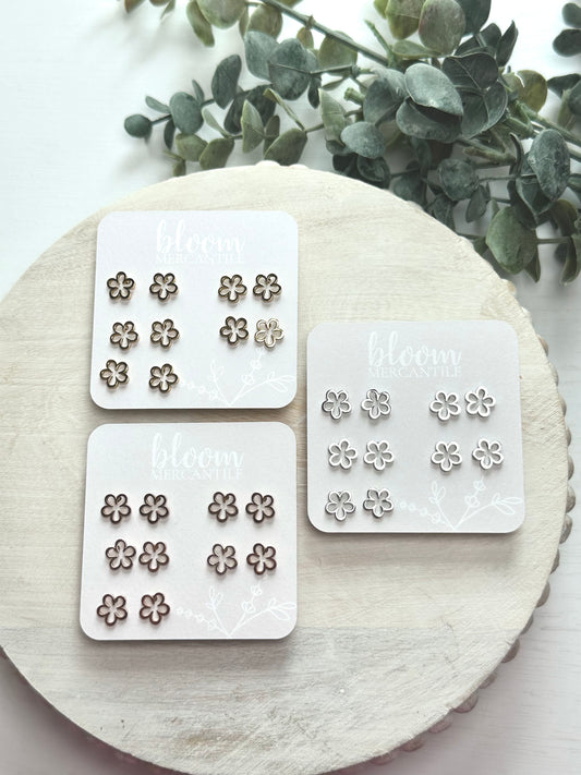 Open Flowers | Add-On Stud Packs (5 pair)